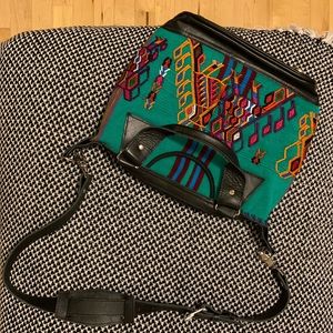 Ixchel Triangle handwoven bag.